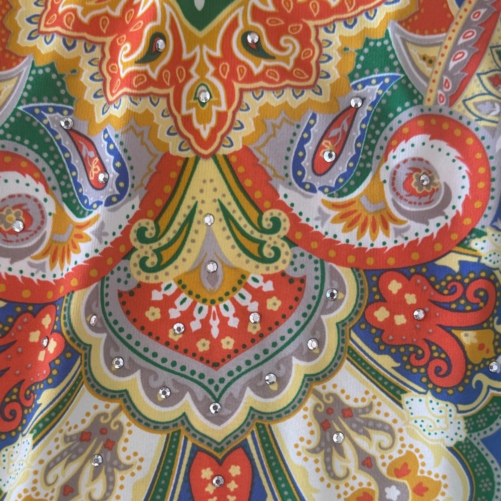 INC International Concepts Multicolor Paisley dress - Picture 4 of 6